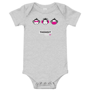 THOMSIT Baby Body "3 Affen"