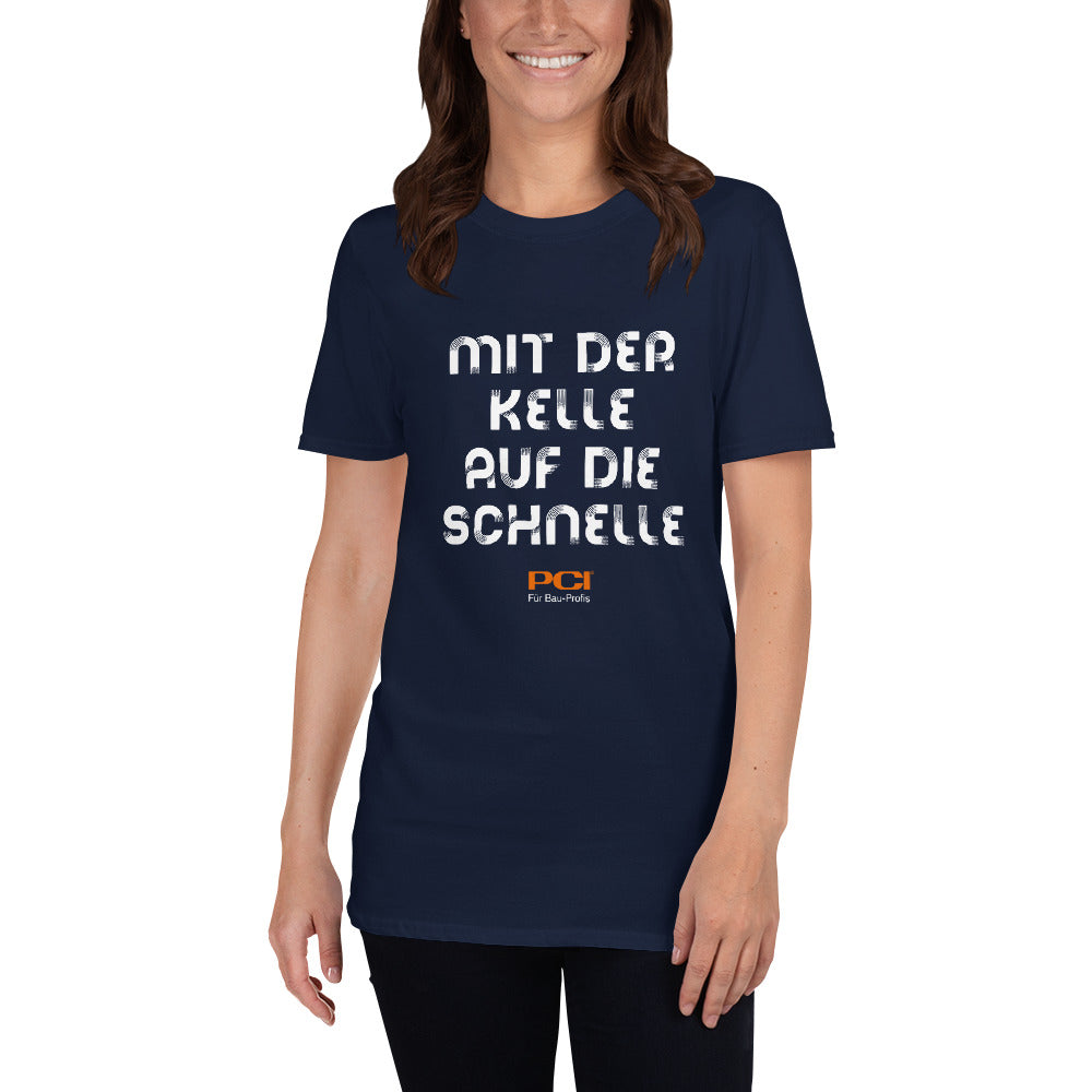 PCI "Mit der Kelle auf die Schnelle" Unisex-T-Shirt