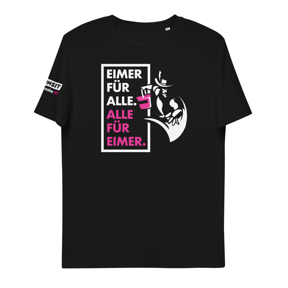 THOMSIT "Eimer für alle" Bio-Unisex-T-Shirt