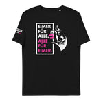 Lade das Bild in den Galerie-Viewer, THOMSIT &quot;Eimer für alle&quot; Bio-Unisex-T-Shirt
