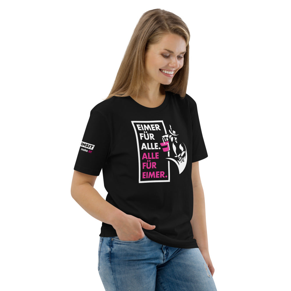 THOMSIT "Eimer für alle" Bio-Unisex-T-Shirt