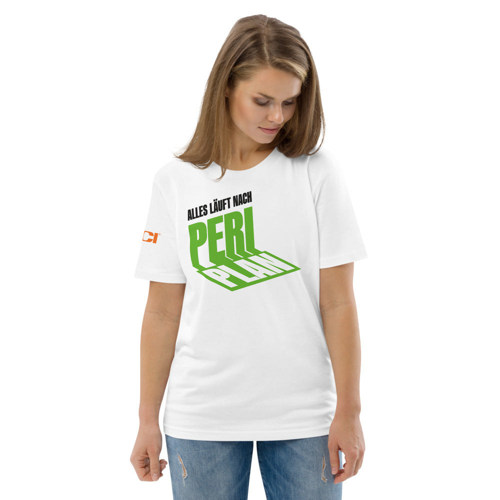 PCI "Alles läuft nach Periplan" Bio-Unisex-T-Shirt