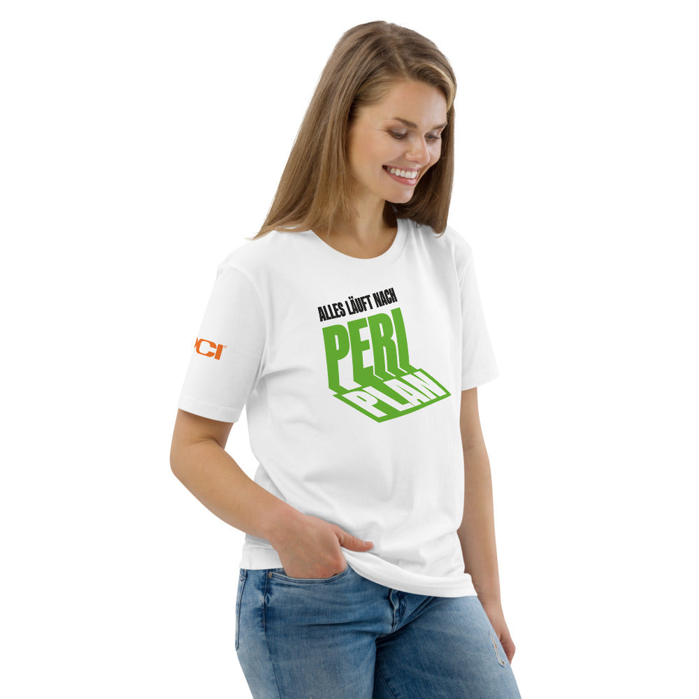 PCI "Alles läuft nach Periplan" Bio-Unisex-T-Shirt